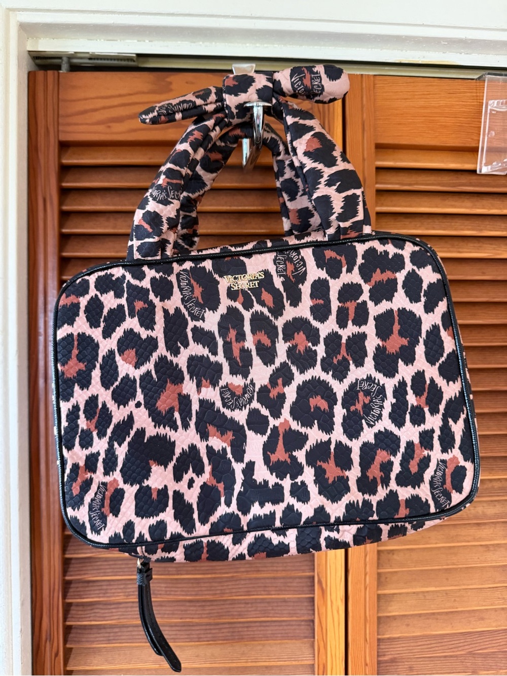 Victoria's Secret Leopard Cosmetic Bag